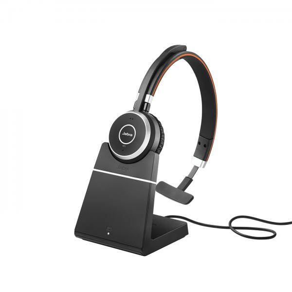 Jabra Evolve 65 MS Mono Auricolare Con cavo e senza cavo A Padiglione Ufficio Micro-USB Bluetooth Nero