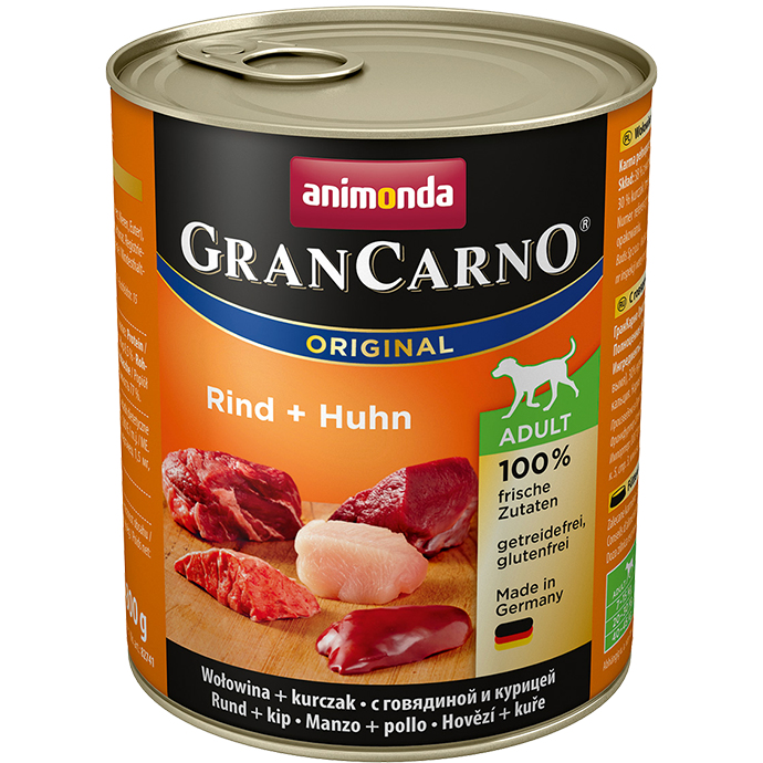 animonda GranCarno Original Manzo, Pollo Adulto 800 g