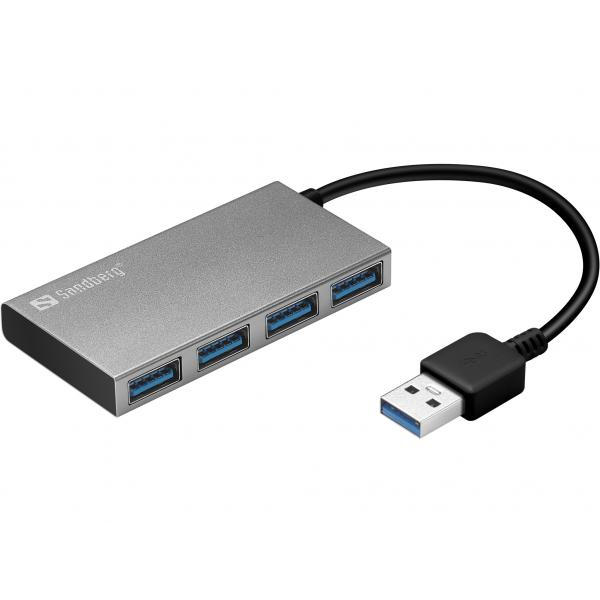 USB 3.0 Pocket Hub 4 ports