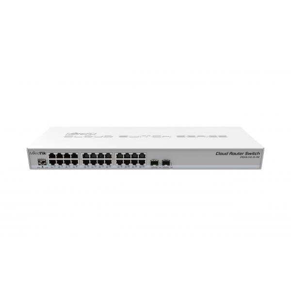 Mikrotik CRS326-24G-2S+RM switch di rete Gestito L2 Gigabit Ethernet [10/100/1000] Grigio (MikroTik CRS326 Cloud Router 24 Port Switch - CRS326-24G-2S+RM)