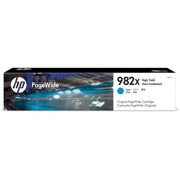 HP Cartuccia ciano originale ad alta capacitÃ  PageWide 982X (HP 982X HIGH YIELD CYAN ORIG. - PAGEWIDE CARTRIDGE)
