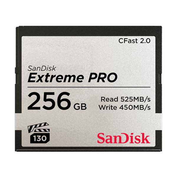 SanDisk Extreme Pro 256 GB CFast 2.0 (COMPACTFLASH CARD 256GB,Extreme Pro CFAST 2.0 256GB 525MB/s VPG130)