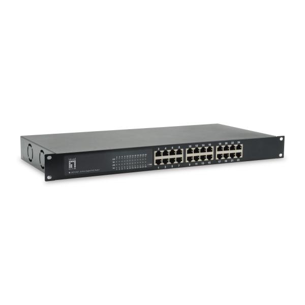 LevelOne GEP-2421W500 Non gestito Gigabit Ethernet (10/100/1000) Nero Supporto Power over Ethernet (PoE)