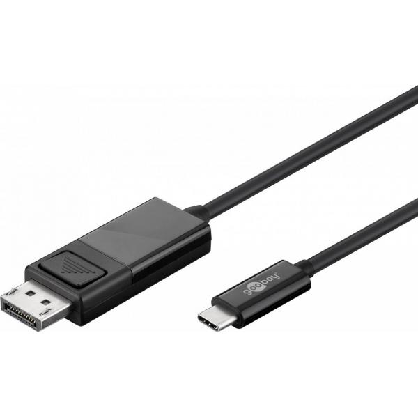 Goobay Cavo Adattatore USB-C™ a DisplayPort 4K 1.2m Nero