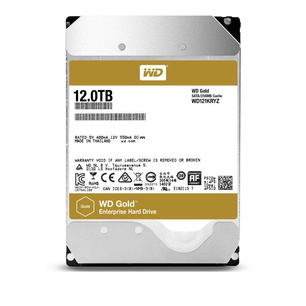12TB GOLD 256MB 3.5IN SATA 6GB/S 7200RPM