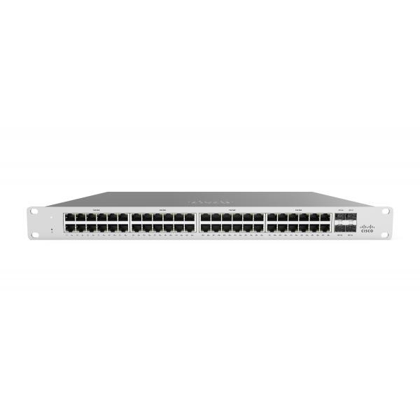 Cisco Meraki Cloud Managed MS120-48 - Switch - gestito - 48 x 10/100/1000 + 4 x Gigabit SFP - desktop, montabile su rack