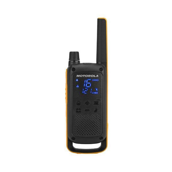 Motorola T82 ricetrasmittente 16 canali 446 - 446.2 MHz Nero, Arancione (MOTOROLA T82 EXTREME QUAD PACK)