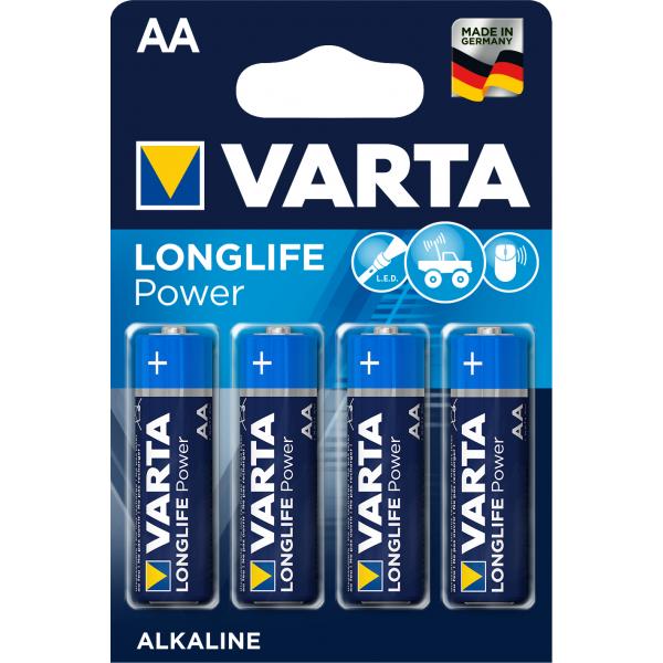 Varta Batteria Longlife Power 4906, Aa / Lr6, Set 4 Pezzi - Immagine 3