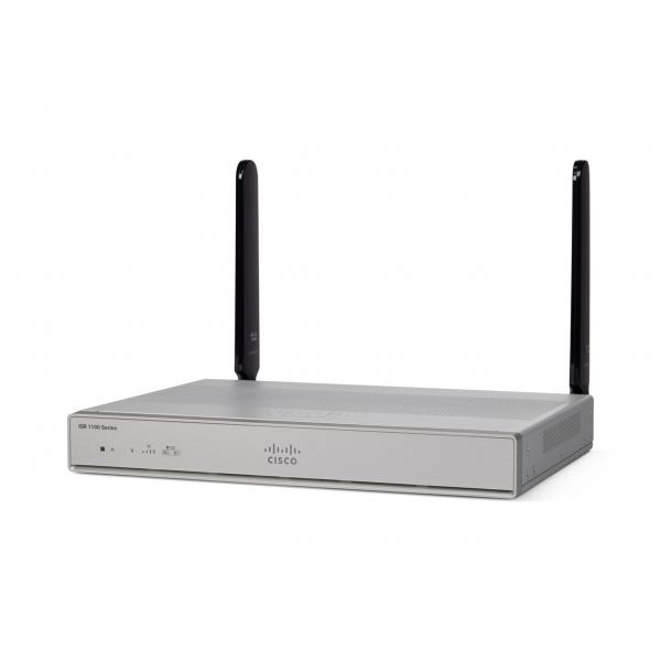 Cisco C1117 router wireless Gigabit Ethernet Grigio (ISR 1100 4P DSL ANNEX A ROUTER - W/ LTE ADV SMS/GPS EMEA + NA)