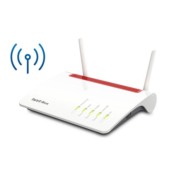 AVM FRITZ!Box 6890 LTE router wireless Gigabit Ethernet Dual-band (2.4 GHz/5 GHz) 3G 4G Nero, Rosso, Bianco