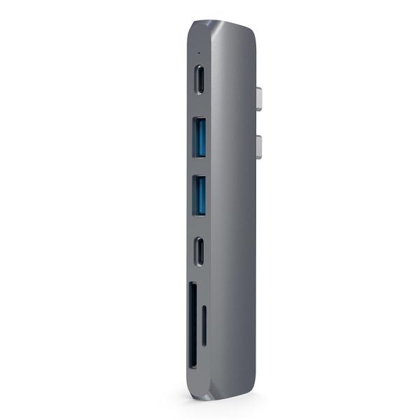 Hub Dock Type C To Hdmi 4k Spacegre Multiport 2usb-usbc-sd Mb13/15 Sate
