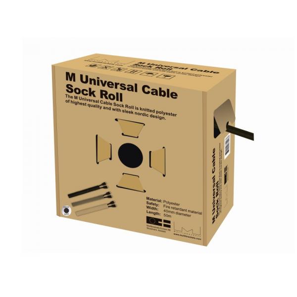 Multibrackets 2483 guaina per cavo Nero (Multibrackets M Universal Cable Sock R)
