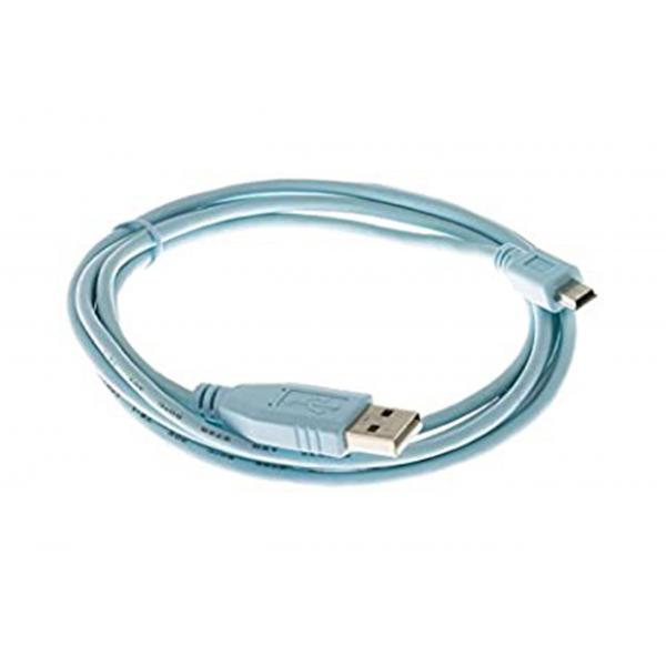 Cisco - Cavo USB - USB (M) a mini-USB Type B (M) - 1.83 m - - per Cisco 1921, 1921 4-pair, 1921 ADSL2+, 1941, Catalyst 2960, 2960G, 2960S