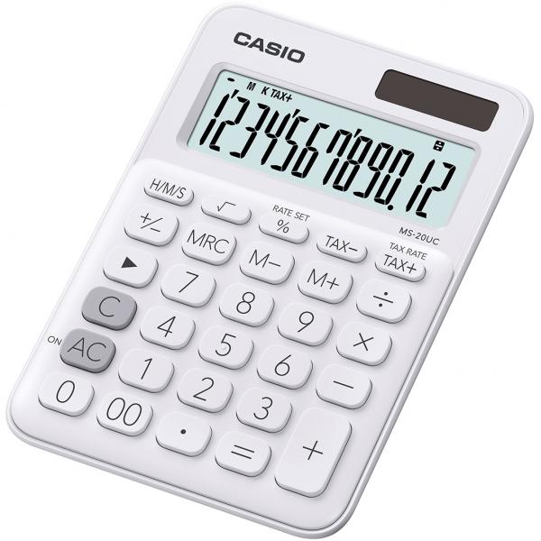 Casio Ms uc We Calcolatrice Da Tavolo 12 Cifre Colore Bianco Ms uc We Casio Ms uc We Calcolatrice Da Tavolo 12 Cifre Colore Bianco Ms uc We