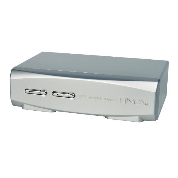 Switch KVM DisplayPort 1.2, USB 2.0 & Audio, 2 Porte