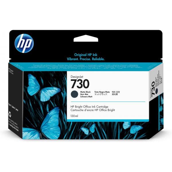 HP Cartuccia di inchiostro nero opaco DesignJet 730 da 130 ml