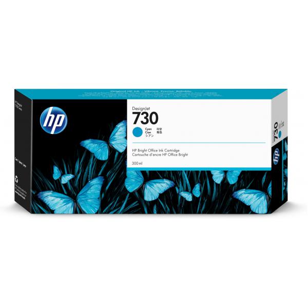 HP 730 CARTUCCIA INK-JET 300 ML CIANO