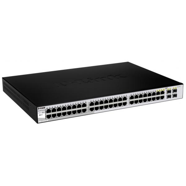 D-Link DGS-1210-48 switch di rete Gestito L2 Nero