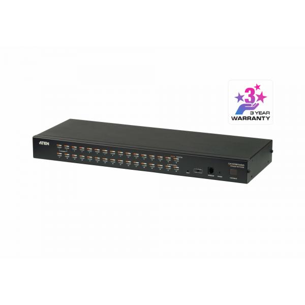 Aten KH1532A switch per keyboard-video-mouse (kvm) Montaggio rack Nero