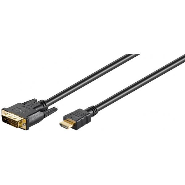 HDMI 19 - DVI-D M-M Cable 10m