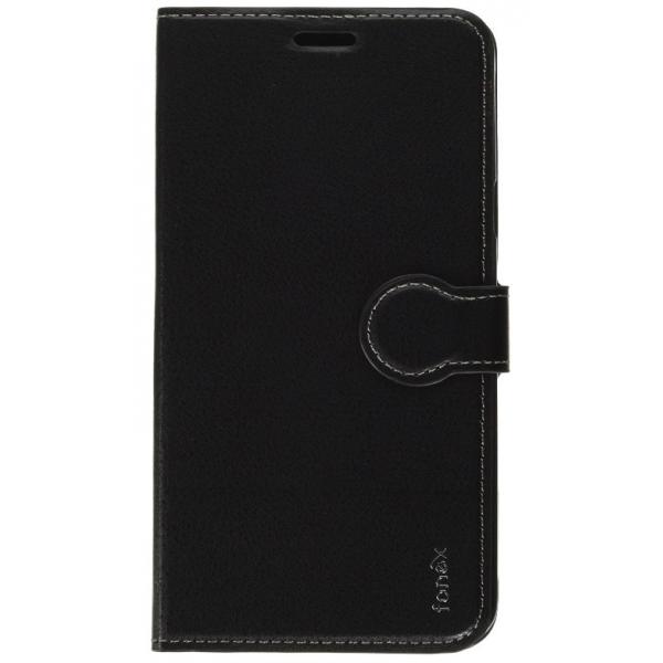 Fonex custodia a libro Identity in similpelle per Samsung J710 Galaxy J7 (6) § Nero