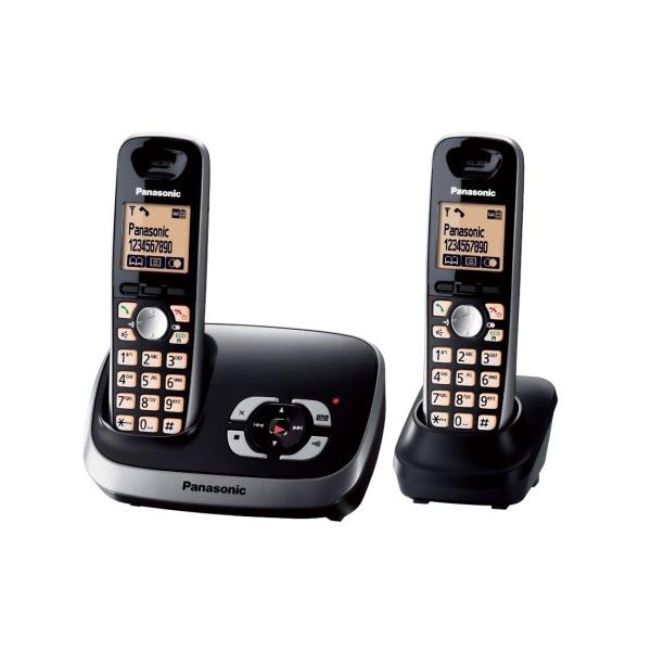 Panasonic KX-TG6522 Telefono DECT Nero Identificatore di chiamata