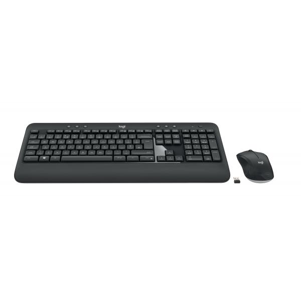 Logitech MK540 Advanced tastiera RF Wireless QWERTY Inglese UK Nero, Bianco