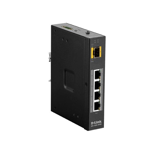 D-Link DIS-100G-5PSW Non gestito L2 Gigabit Ethernet (10/100/1000) Supporto Power over Ethernet (PoE) Nero