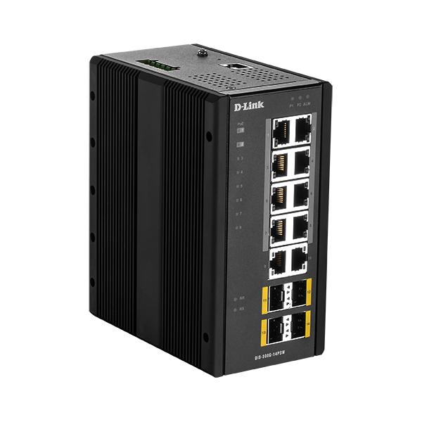 D-Link DIS-300G-14PSW Gestito L2 Gigabit Ethernet (10/100/1000) Supporto Power over Ethernet (PoE) Nero