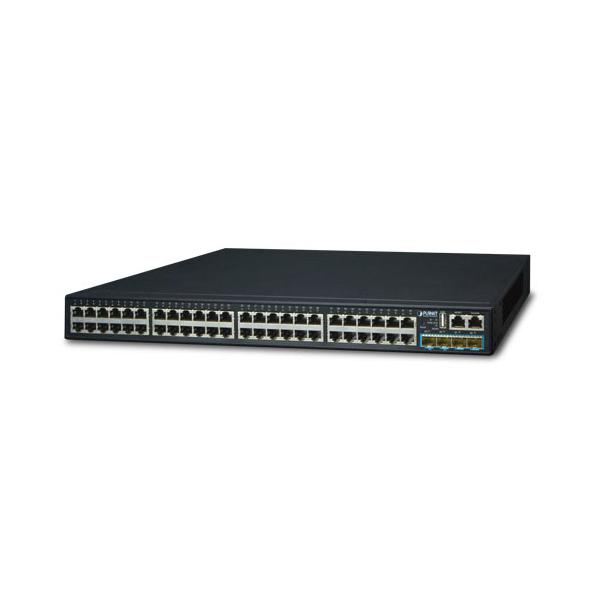 PLANET SGS-6341-48T4X switch di rete Gestito L3 Gigabit Ethernet (10/100/1000) 1U Nero