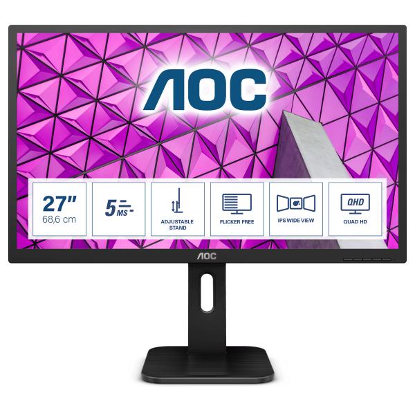 AOC Pro-line Q27P1 monitor piatto per PC 68,6 cm (27") 2560 x 1440 Pixel Wide Quad HD LED...