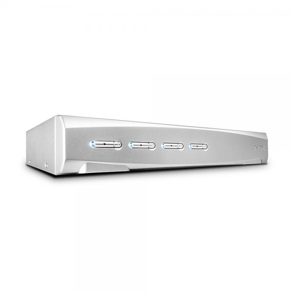 Switch KVM DVI-I Single Link, USB 2.0 & Audio, 4 Porte