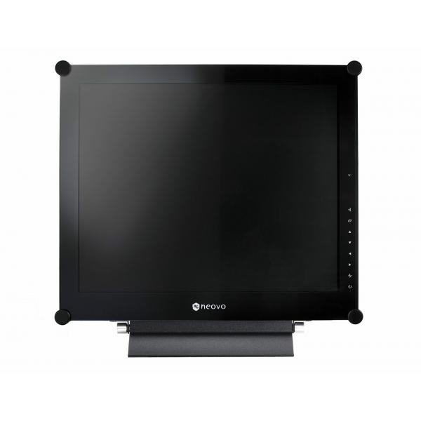 AG Neovo X-19E Monitor PC 48,3 cm [19] 1280 x 1024 Pixel SXGA LED Nero (X-19E 19IN 1280 X 1024 250CD - D-SUB DVI HDMI DP BLACK)
