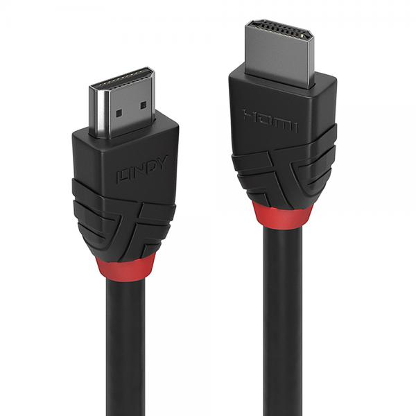 LINDY CAVO HDMI HIGH SPEED BLACK LINE 1MT