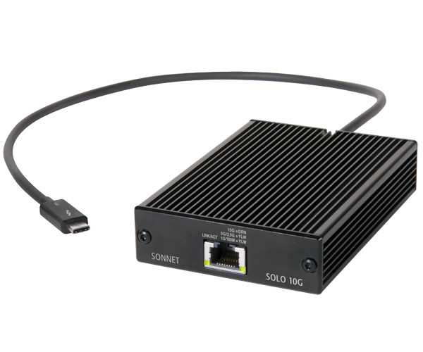 Sonnet SOLO10G-TB3 scheda di rete e adattatore Ethernet 10000 Mbit/s