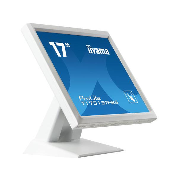 iiyama ProLite T1731SR-W5 monitor touch screen 43,2 cm (17") 1280 x 1024 Pixel Single-touch Bianco