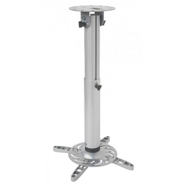 Techly Supporto a soffitto professionale per proiettori estensione 50-77 cm