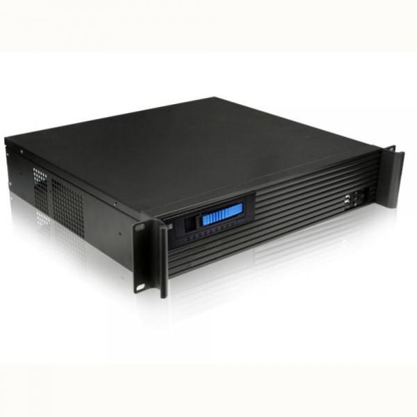 Nero Chassis Industriale Rack 19''/Desktop 2U Ultra-Compatto - Immagine 2
