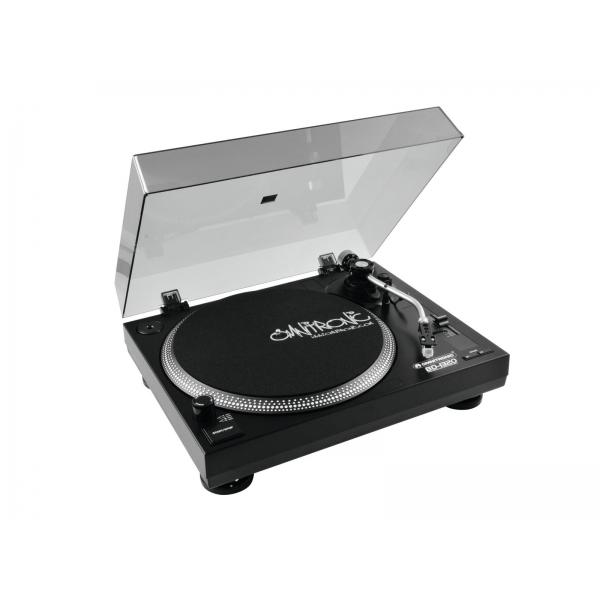 Omnitronic BD-1320 Belt-drive DJ turntable Nero
