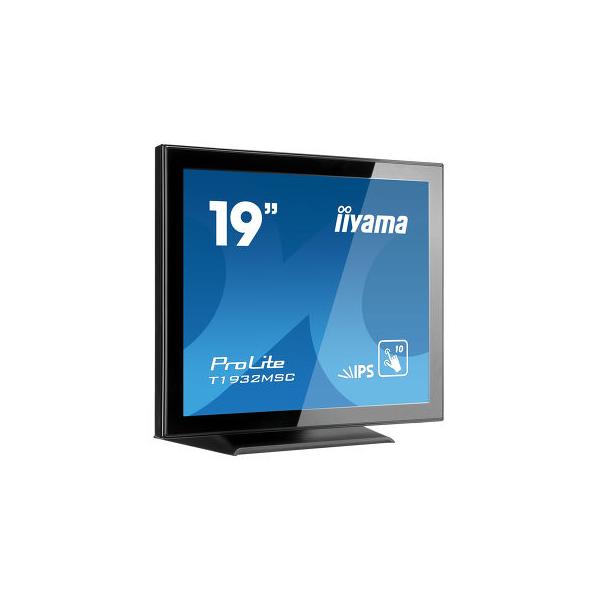 iiyama ProLite T1932MSC-B5X Monitor PC 48,3 cm [19] 1280 x 1024 Pixel LED Touch screen Da tavolo Nero (iiyama ProLite T1932MSC-B5X 19' Professional Capacitive Touch Screen Black Display)