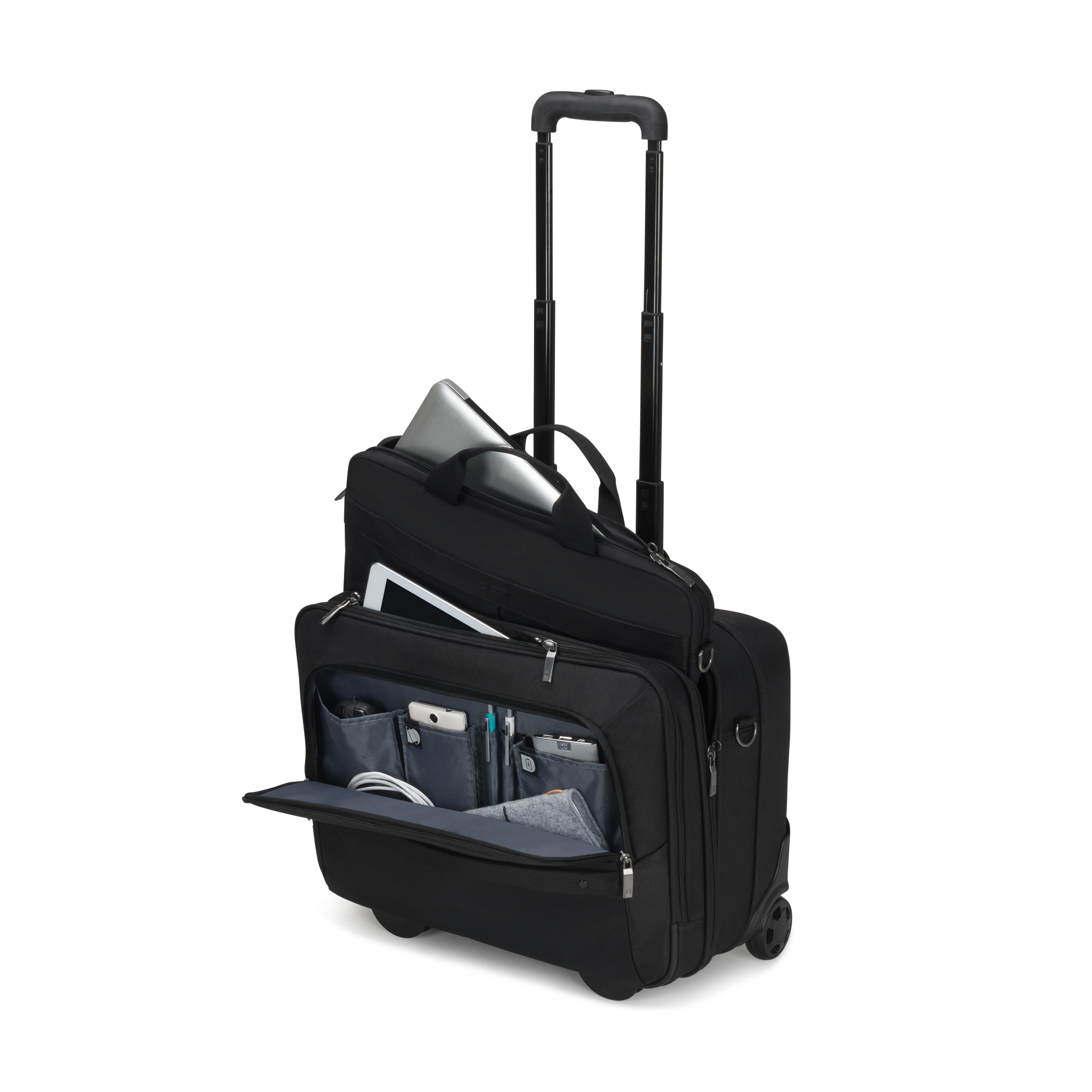 Dicota Eco Multi Roller Select 14-17.3 Trolley Nero Polietilene tereftalato PET