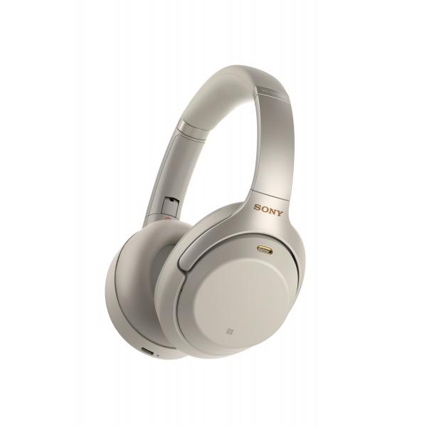 Sony WH-1000XM3 - Cuffie wireless Bluetooth con cancellazione del rumore -  Batteria da 30 ore - Touch - Ricarica rapida - Assistente Google - Argento