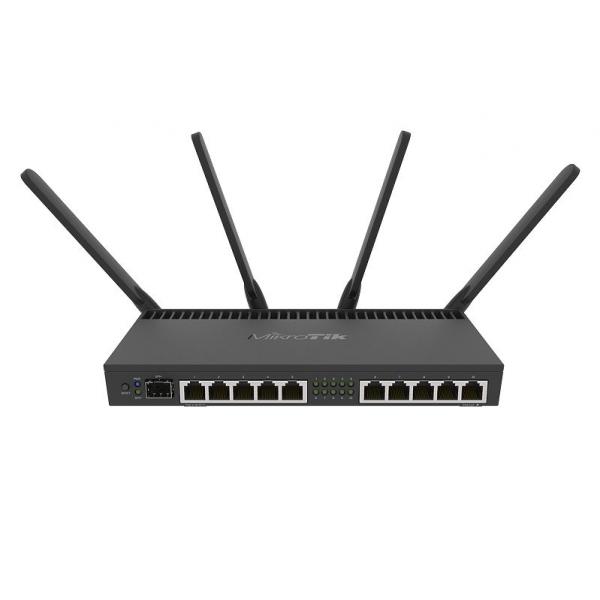 Mikrotik RB4011iGS+5HacQ2HnD-IN router wireless Dual-band (2.4 GHz/5 GHz) Gigabit Ethernet Nero