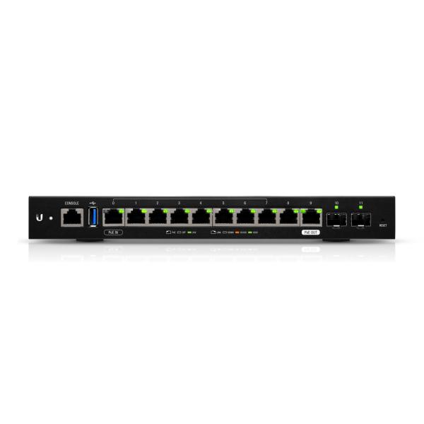 Ubiquiti EdgeRouter ER-12 router cablato Gigabit Ethernet Nero (Edgerouter 12-port - EdgeRouter ER-12, Ethernet - WAN, Gigabit Ethernet, Black - Warranty: 24M)
