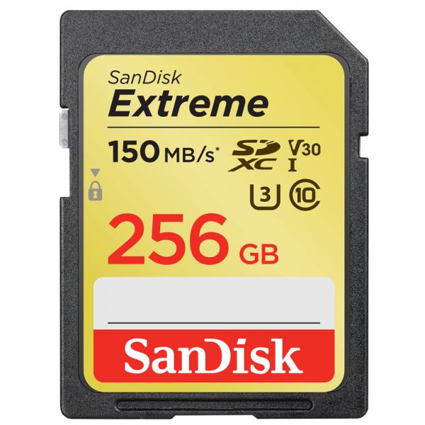 Sandisk Exrteme 256 GB memoria flash SDXC Classe 10 UHS-I