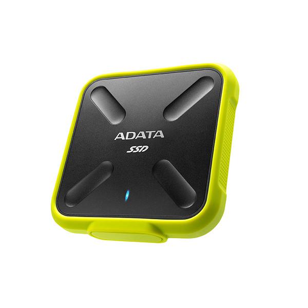 ADATA SD700 1000 GB Giallo (1TB SD700 SSD, Yellow - Durable External - Military-grade Shockproof , IP68 Dustproof/Waterproof - Warranty: 36M)