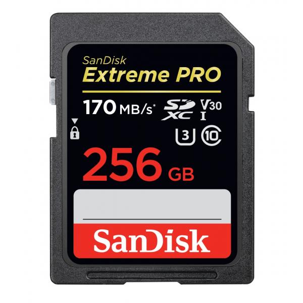 Sandisk Exrteme PRO 256 GB memoria flash SDXC Classe 10 UHS-I