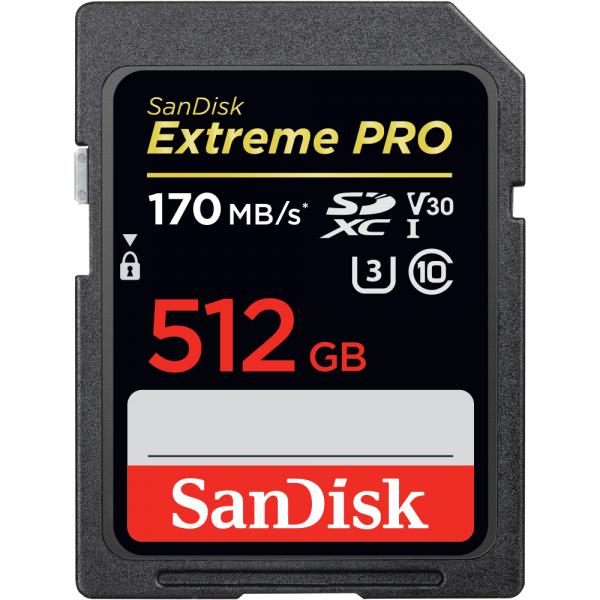 Sandisk Exrteme PRO 512 GB memoria flash SDXC Classe 10 UHS-I