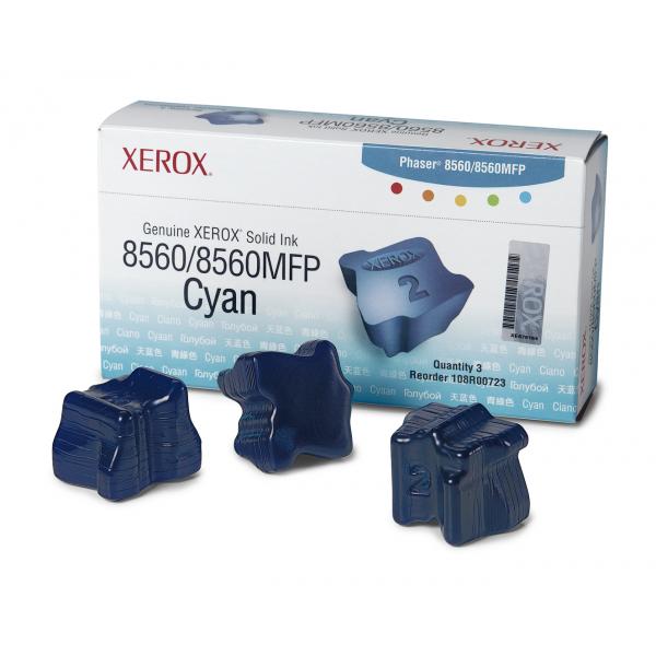 XEROX 108R00723 3 STICK INCHIOSTRO SOLIDO CIANO PER 8560/8560MFP 3.400PG