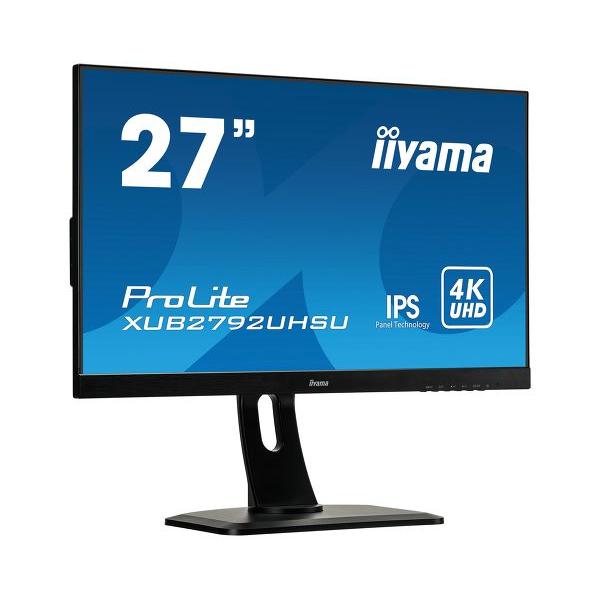 Iiyama Prolite XUB2792UHSU Monitor LED 68.6 cm (27 pollici) ERP G (A - G) 3840 x 2160 Pixe...